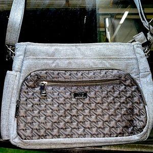 NWOT Lug Shimmy crossbody bag!! Heather Grey with Black !🖤 RARE/HARD TO FIND🦄